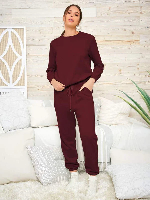 Maroon Co-ord Set