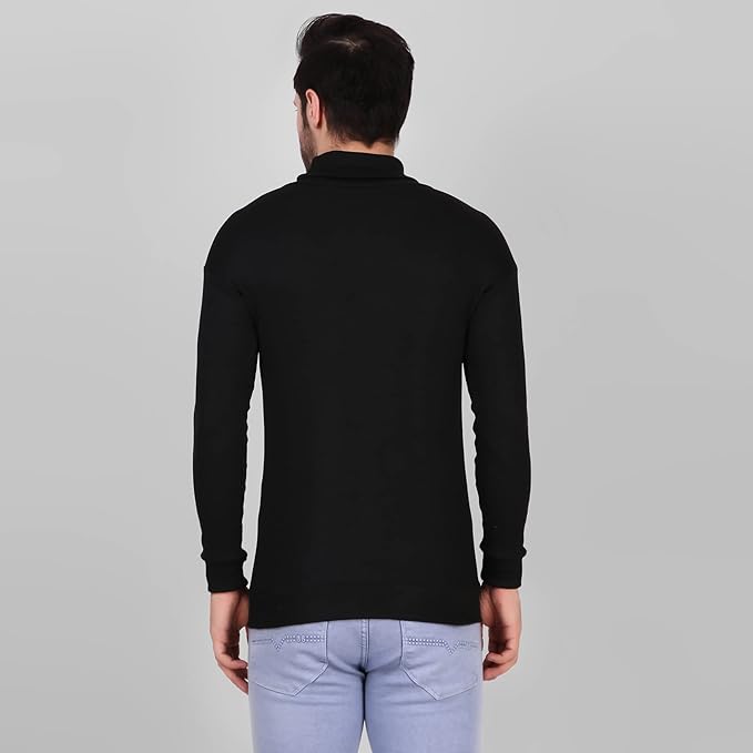 Black High Neck For Mens