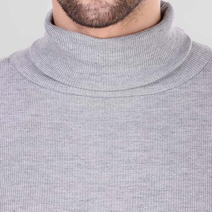 Grey High Neck For Mens